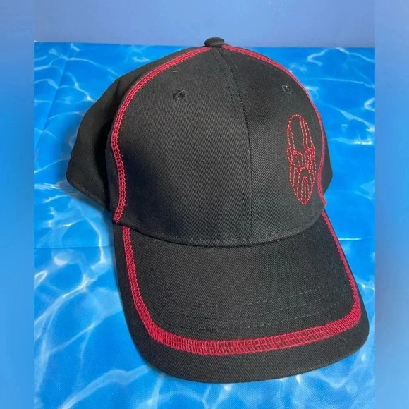 God of War - Officially Licensed  - Black with Red Stitch Kratos Dad Hat - Picture 8 of 9